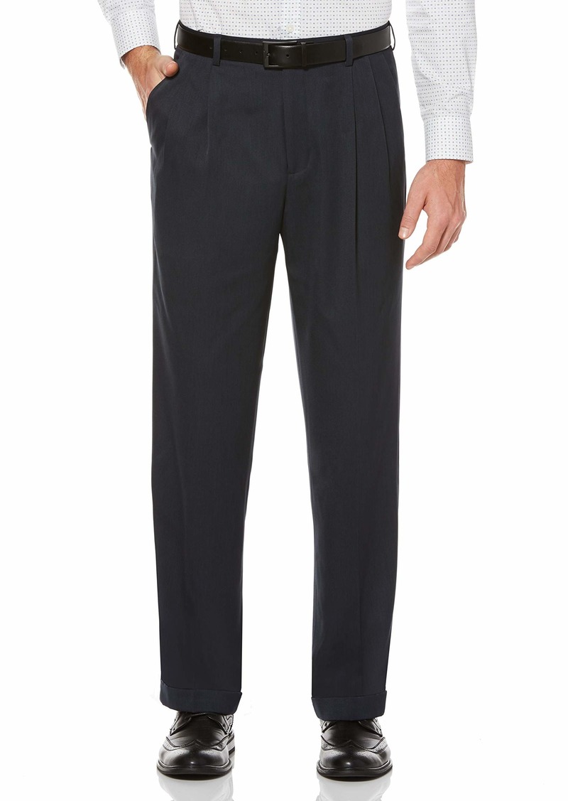 Men's Classic Fit Elastic Waist Double Pleated Cuffed Pant 32x30 - 71% Off!