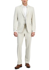 Perry Ellis Men's Modern-Fit Solid Nested Suits - Black