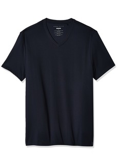 Perry Ellis mens Pima Cotton Blend V-neck Short Sleeve Tee T Shirt   US