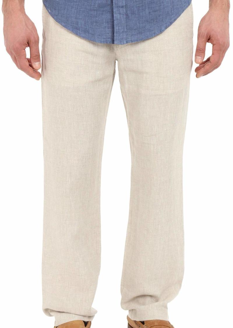 Perry Ellis Men's Big and Tall 100% Linen Drawstring Casual Pants For Men Regular Fit Lightweight (Waist Size 29-54 Big & Tall)
