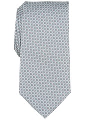 Perry Ellis Men's Haine Mini-Chevron Tie - Silver