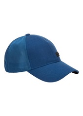 Perry Ellis Men's Heather Low Profile Baseball Golf Cap, Logo Patch - Black