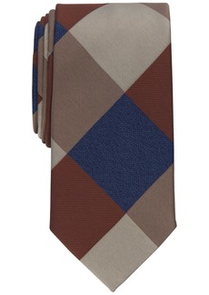 Perry Ellis Men's Holbrook Classic Check Tie - Taupe