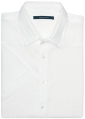 Perry Ellis Men's Linen Short-Sleeve Button-Front Shirt