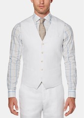 Perry Ellis Men's Linen Solid Vest