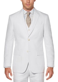 Perry Ellis mens Linen-blend Suit Jacket Blazer   US