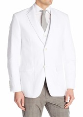 Perry Ellis Men's Linen Cotton Twill Suit Jacket Bright White X Large/ Regular