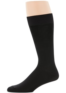 Perry Ellis Men's Microfiber Dress Socks - Black