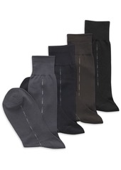 Perry Ellis Men's Microfiber Luxury Stripe Single Pair Socks
