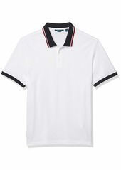 Perry Ellis Men's Pima Cotton Short Sleeve Polo Shirt  X Large