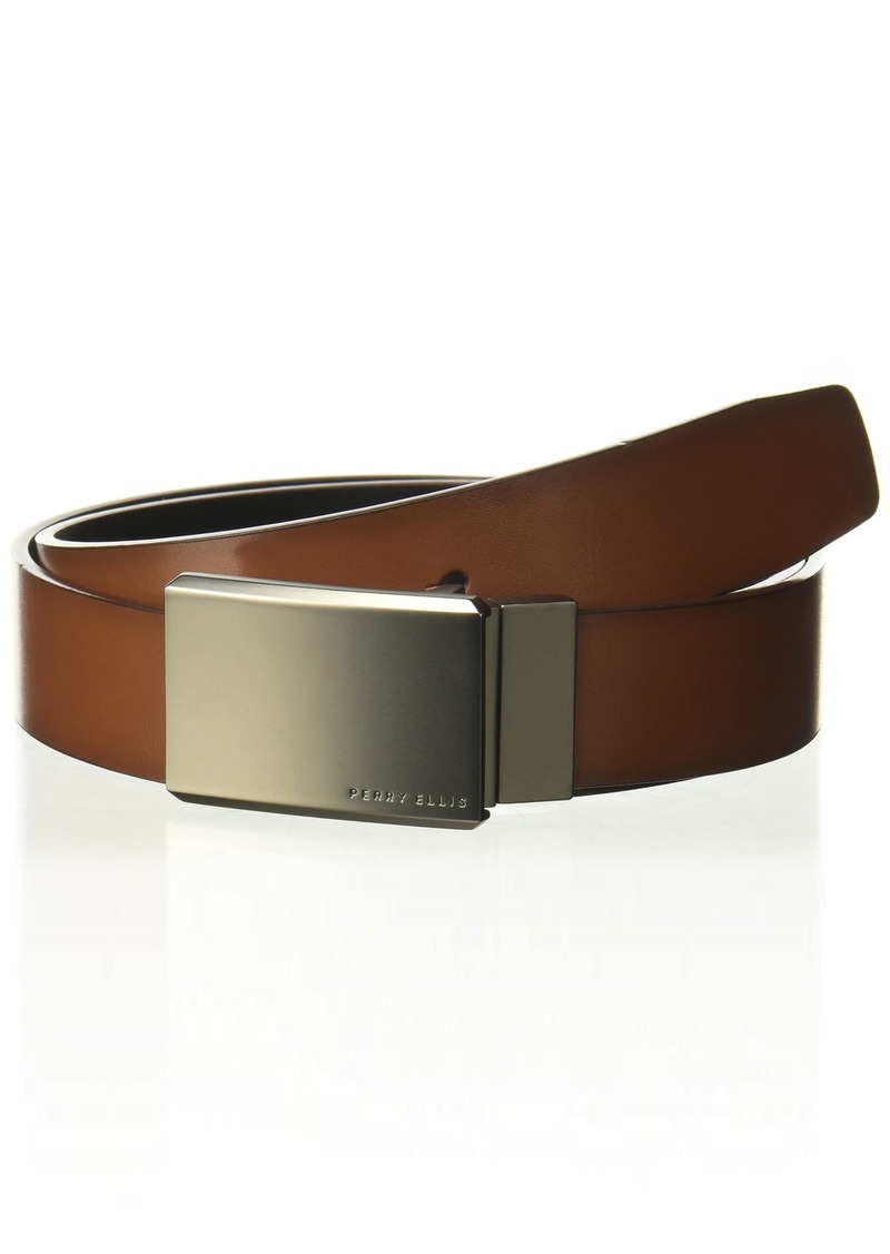 Perry Ellis Men's Portfolio Leather Belt