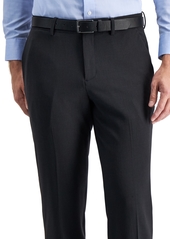 Perry Ellis Men's Portfolio Modern-Fit Performance Mini Check Pants - Black