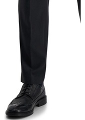 Perry Ellis Men's Portfolio Modern-Fit Performance Mini Check Pants - Black