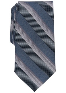Perry Ellis Men's Preston Classic Stripe Tie - Blue