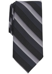 Perry Ellis Men's Preston Classic Stripe Tie - Black