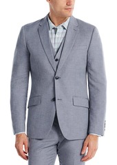 Perry Ellis Men's Slim Fit Linen Blend Textured Suit Jacket  X Large/44 Regular