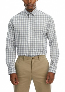 Perry Ellis Men's Long Sleeve Performance Button Down Dress Shirt  XL/17 34/35