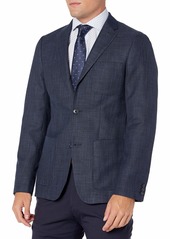 Perry Ellis Men's Slim Fit Solid Textured Jacket  XX Large/ Regular