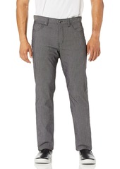 Perry Ellis Men's Slim Fit Stretch Slub Twill 5 Pocket Pant  Dark Slate-4DSB9355 38x30