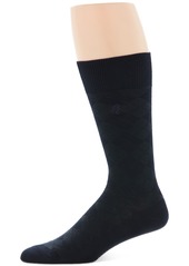 Perry Ellis Men's Socks, Diamond Single Pack - Black