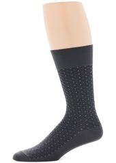 Perry Ellis Men's Socks, Pin Dot Men's Socks - Navy