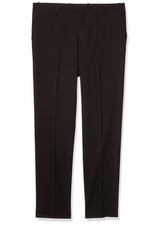 Perry Ellis Men's Solid Suit Pant With Stretch Fabric Flexible Waistband Straight Fit (Waist Size 28-52 Tall)
