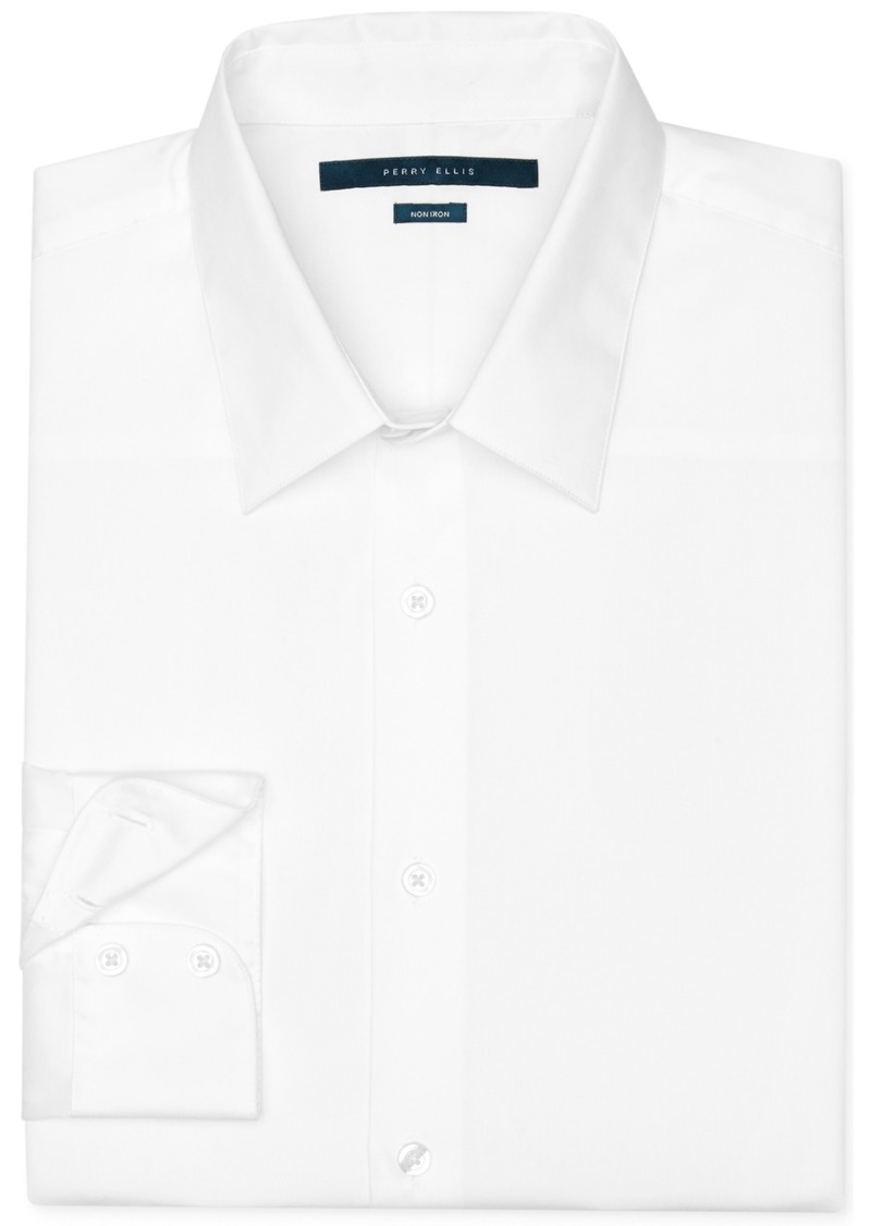 Perry Ellis Men's Sport Shirt - Bright White