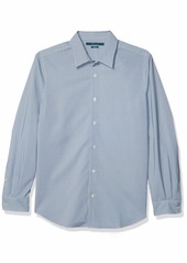 Perry Ellis Men's Total Stretch Mini Geo Print Long Sleeve Button-Down Shirt