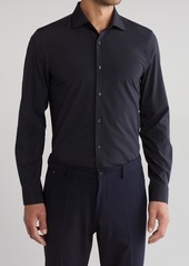 Perry Ellis Performance Tech Solid Shirt in White at Nordstrom Rack