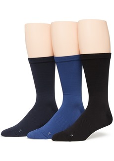 Perry Ellis Portfolio Men's 3-Pack Pique Flat Socks - Assorted Color