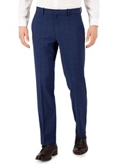 Perry Ellis Portfolio Men's Modern-Fit Stretch Solid Resolution Pants - Charcoal
