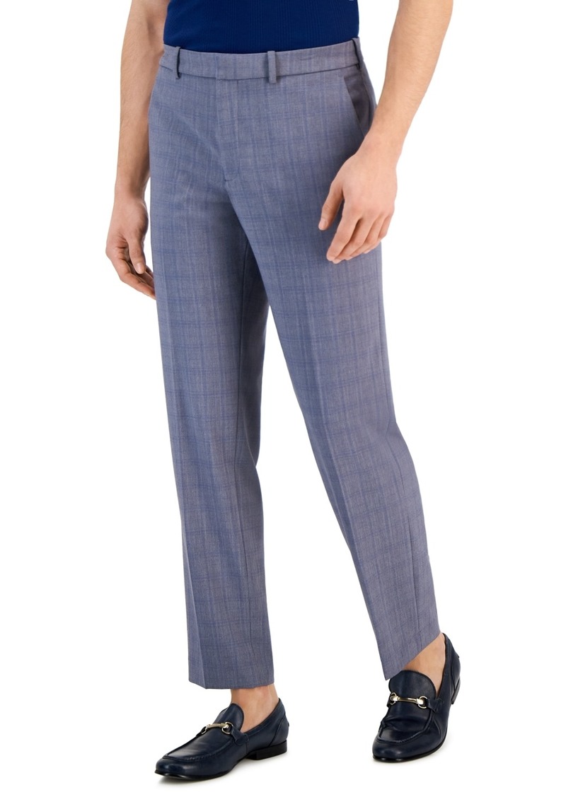 Perry Ellis Portfolio Men's Modern-Fit Stretch Resolution Dress Pants - Mid Grey