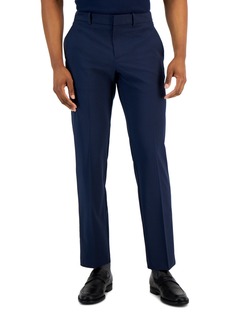 Perry Ellis Portfolio Men's Modern-Fit Stretch Resolution Dress Pants - Navy