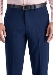 Perry Ellis Portfolio Men's Modern-Fit Stretch Solid Dress Pants - Estate Blue