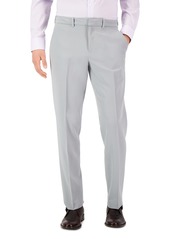 Perry Ellis Portfolio Men's Modern-Fit Stretch Solid Resolution Pants - Charcoal
