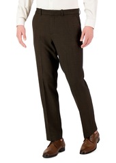 Perry Ellis Portfolio Men's Modern-Fit Stretch Solid Resolution Pants - Major Brown