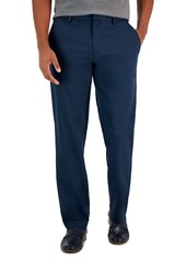 Perry Ellis Portfolio Men's Modern-Fit Twill Pants - Total Eclipe