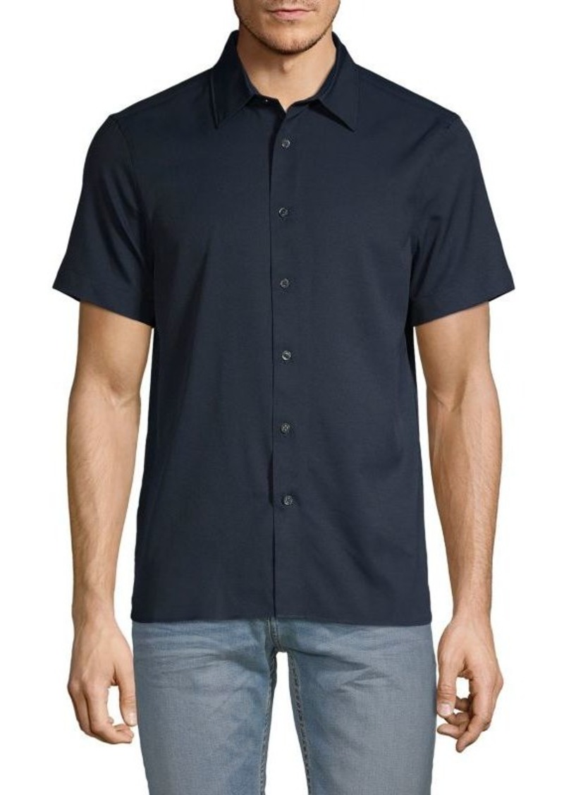 Perry Ellis Slim-Fit Short-Sleeve Shirt