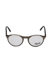 Persol 48MM Oval Optical Glasses