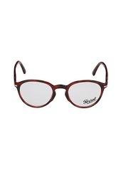 Persol 49MM Round Optical Glasses