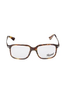 Persol 51MM Rectangle Optical Glasses
