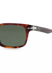 Persol 58MM Rectangle Sunglasses