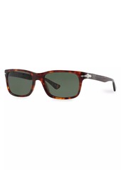 Persol 58MM Rectangle Sunglasses