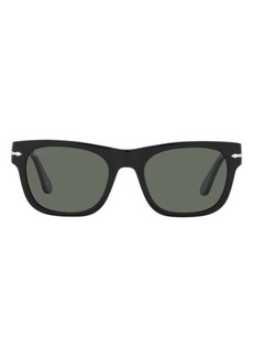 Persol 52mm Polarized Rectangle Sunglasses