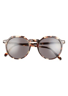 Persol 52mm Round Sunglasses in Dark Grey at Nordstrom