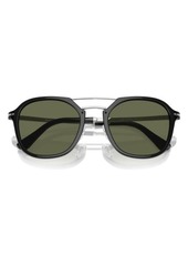 Persol 53mm Polarized Square Sunglasses