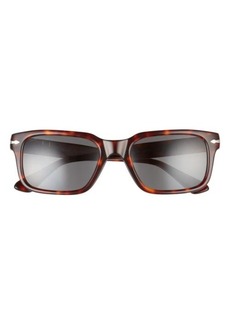 Persol 53mm Rectangular Polarized Sunglasses