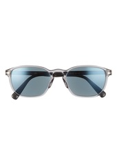 Persol 54mm Keyhole Sunglasses in Smoke/Light Blue at Nordstrom