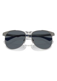 Persol 55mm Pilot Sunglasses