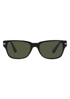 Persol 55mm Rectangular Sunglasses